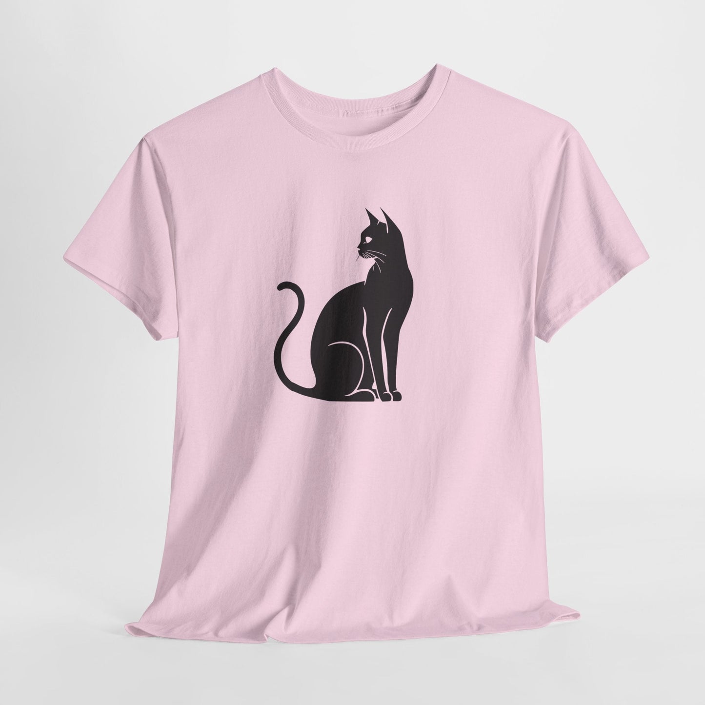Svart katt | Dame t - skjorte med klassisk passform - T-Shirt - Iskyns.no