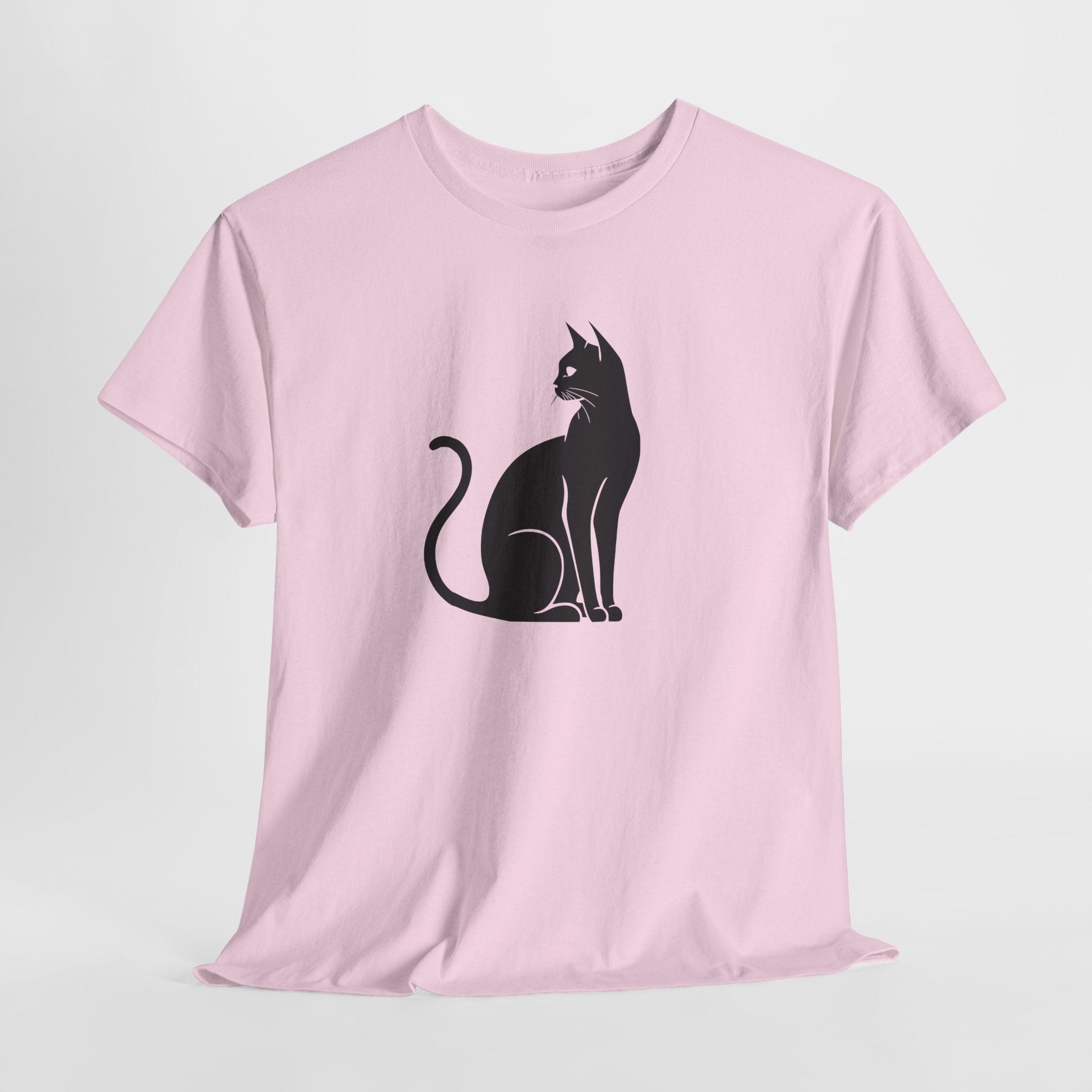 Svart katt | Dame t - skjorte med klassisk passform - T-Shirt - Iskyns.no