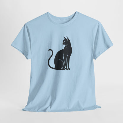 Svart katt | Dame t - skjorte med klassisk passform - T-Shirt - Iskyns.no