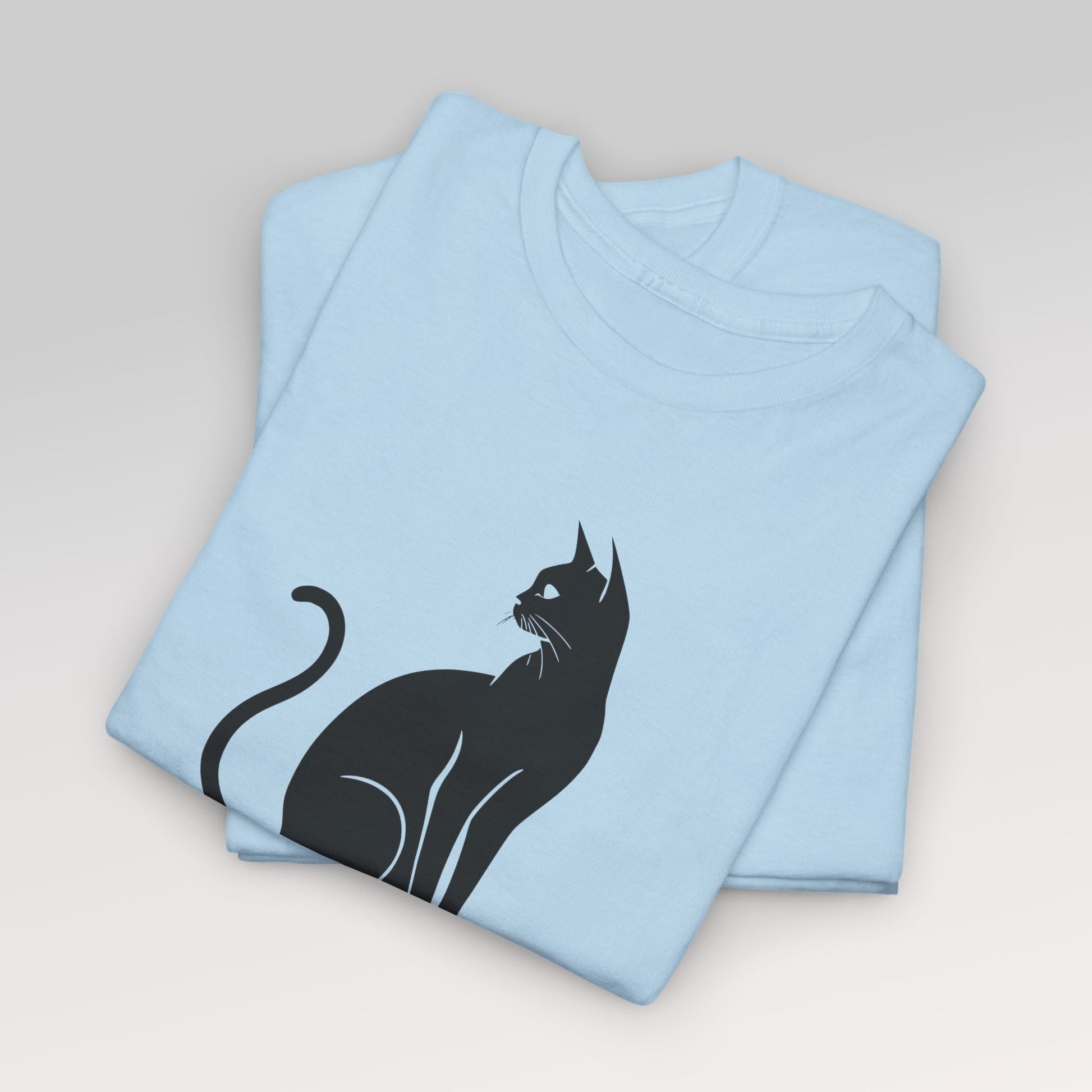 Svart katt | Dame t - skjorte med klassisk passform - T-Shirt - Iskyns.no