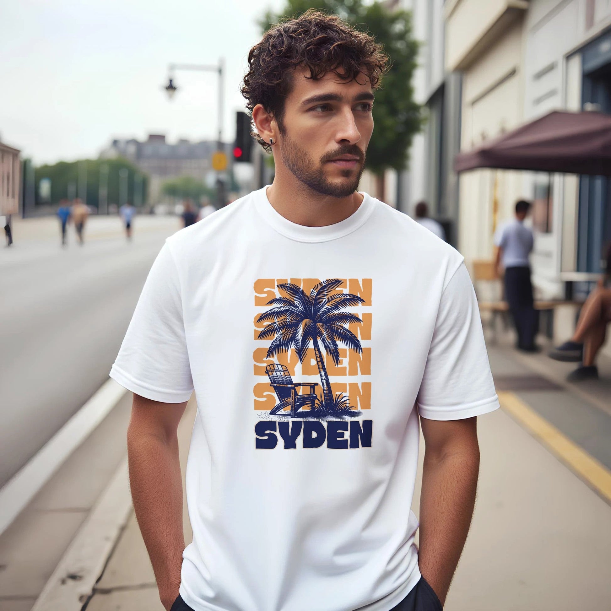 Syden| Unisex t - skjorte med klassisk passform - Print Material - Iskyns.no