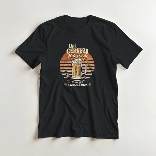 Una cerveza por favor | Herre t - skjorte med klassisk passform - Print Material - Iskyns.no