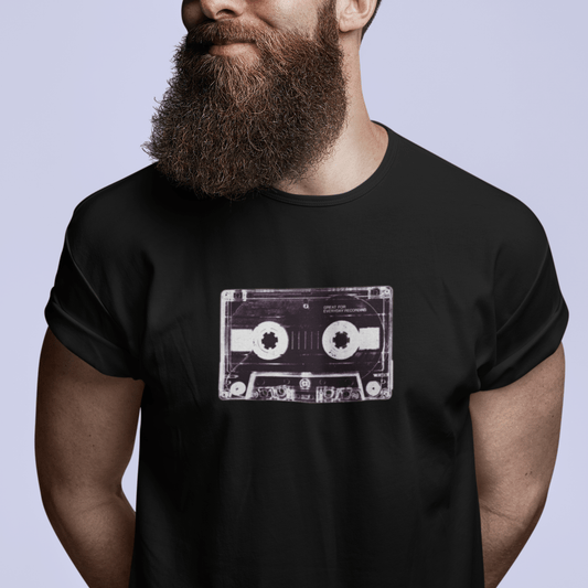 Vintage Kassett – Retro musikk t - skjorte for analogelskere - T-Shirt - Iskyns.no